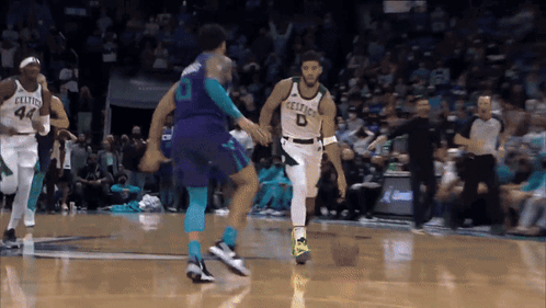 Basketball Player In Celtics Jersey GIF