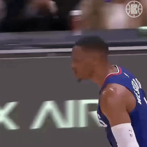 Basketball Player In Front Of Air Sign GIF