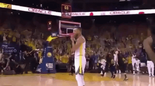 Basketball Player in Front of Crowd