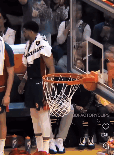 Basketball Player In Gatorade Shirt GIF