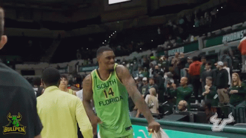 Basketball Player in Green Jersey Number 14