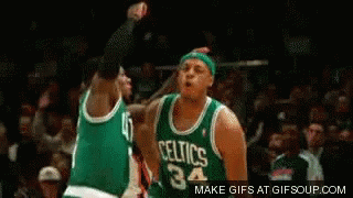 Basketball Player in Green Jersey Number 23