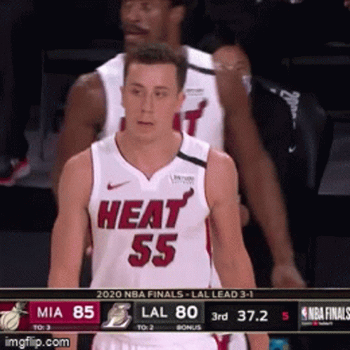 Basketball Player In Heat 55 Jersey GIF