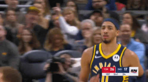Basketball Player In Indiana Jersey GIF