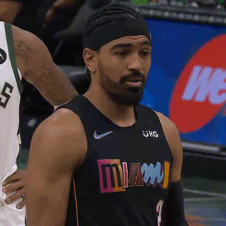 Basketball Player in Miami Jersey and Headband