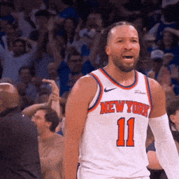 Basketball Player In New York Jersey 11 GIF