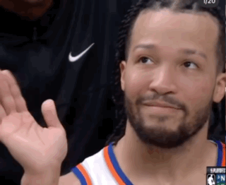Basketball Player In Nike Shirt Waving GIF