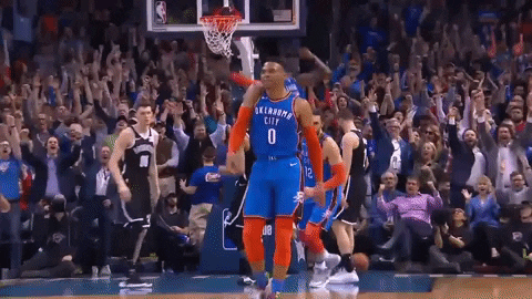 Basketball Player In Oklahoma City Jersey GIF