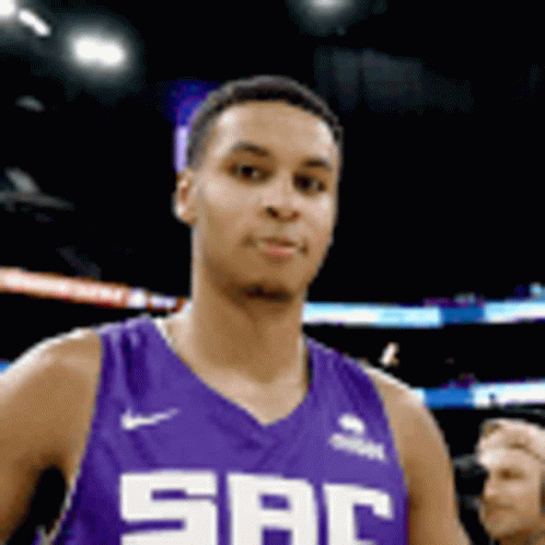 Basketball Player In Purple Jersey SBC GIF