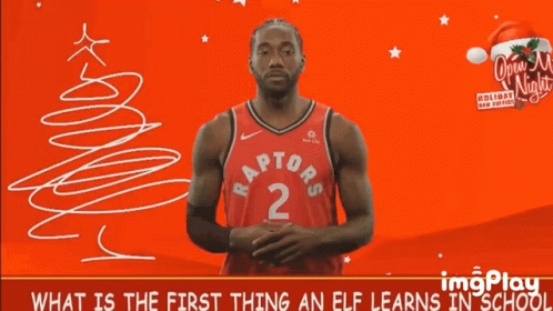 Basketball Player In Raptors Jersey GIF