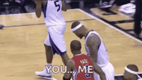 Basketball Player in Red Jersey
