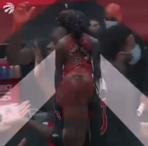 Basketball Player in Red Jersey No 3 Before Arrow
