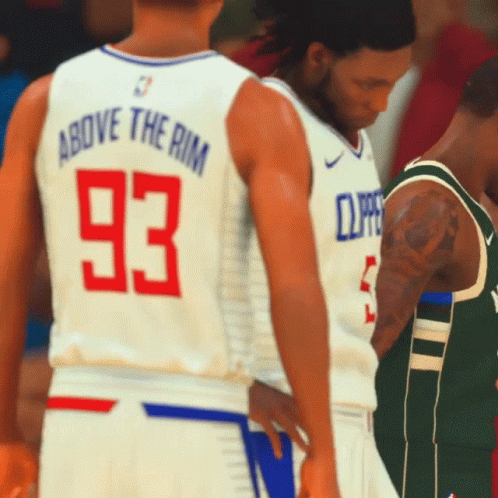 Basketball Player in White Jersey With Number 93