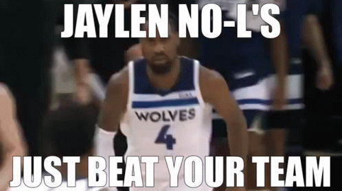 Basketball Player In Wolves Jersey Just Beat Your Team GIF