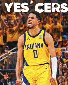Basketball Player In Yellow Jersey Number 0 GIF