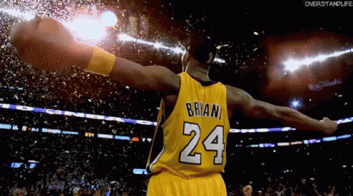 Basketball Player in Yellow Jersey Number 24