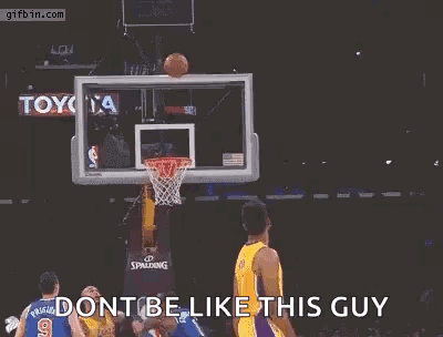 Basketball Player Jumping For Dunk GIF
