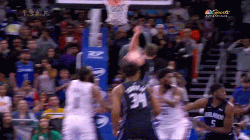 Basketball Player Jumping in Air