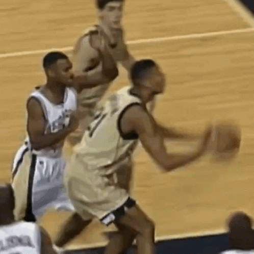 Basketball Player Jumping with Number 21