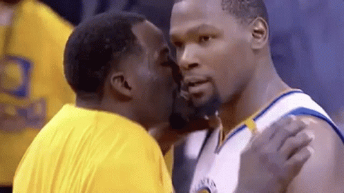 Basketball Player Kissing Teammate GIF