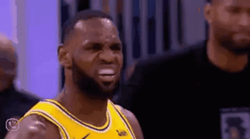 Basketball Player Making Funny Face GIF