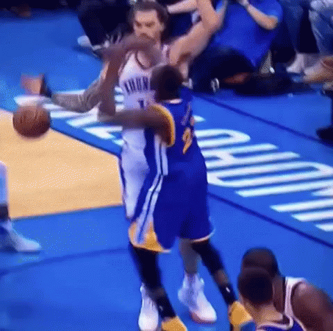 Basketball Player Number 1 Blocking
