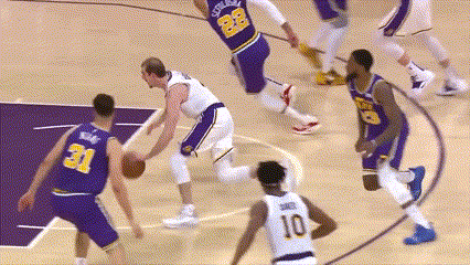 Basketball Player Number 10 Dribbling Ball