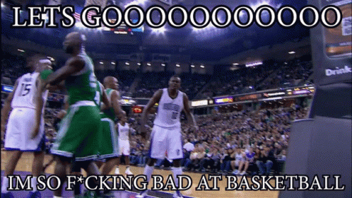 Basketball Player Number 15 In Front Of Crowd GIF