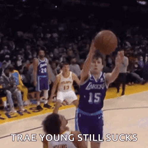 Basketball Player Number 15 Jumping GIF