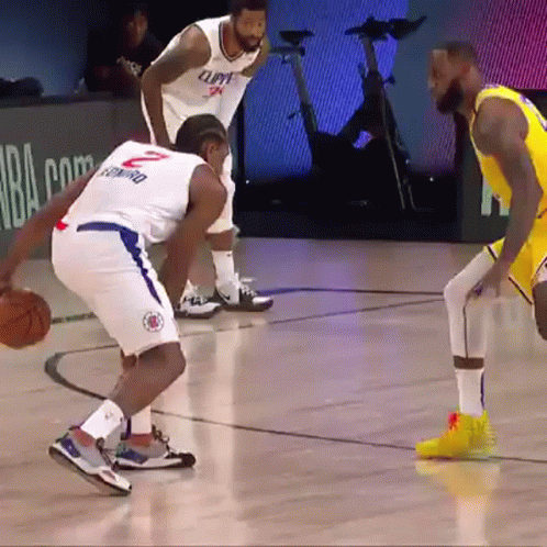 Basketball Player Number 2 Dribbling GIF