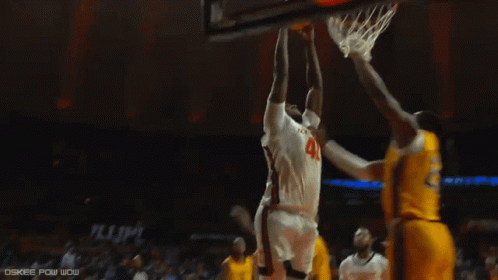 Basketball Player Number 27 Being Lifted