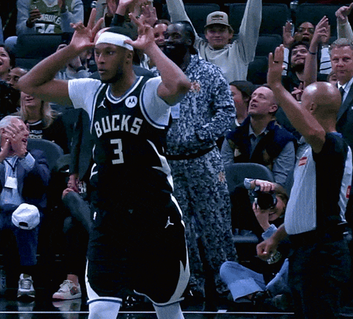 Basketball Player Number 3 GIF