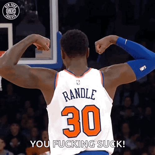 Basketball Player Number 30 Flexing Muscles