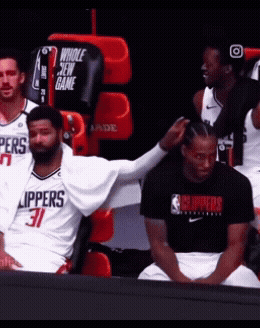 Basketball Player Number 31 Touched By Another GIF