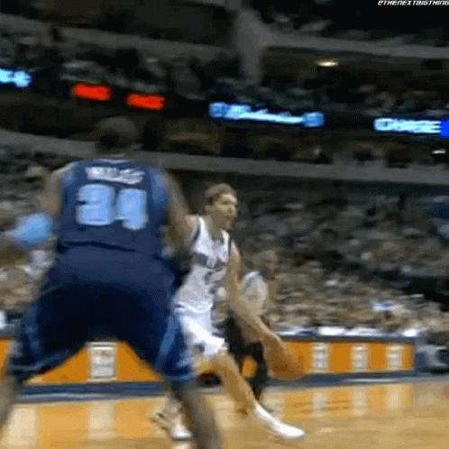 Basketball Player Number 34 Dribbling GIF