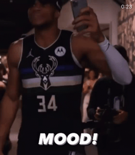 Basketball Player Number 34 Mood