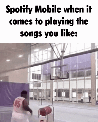Basketball Player Number 85 Listening To Spotify GIF