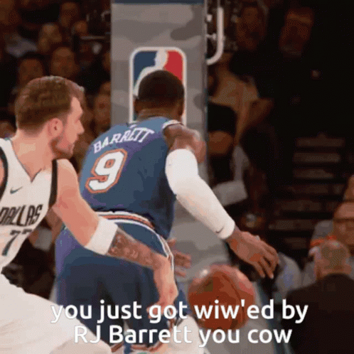 Basketball Player Number 9 Talking GIF