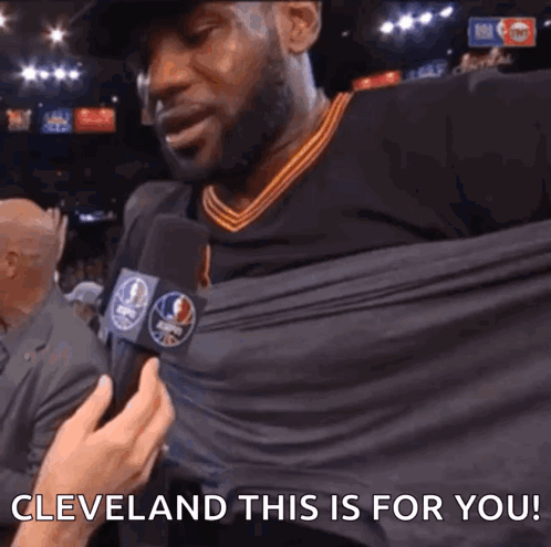 Basketball Player Saying Cleveland