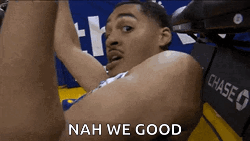 Basketball Player Saying Nah We Good Chase Bank