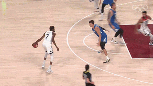 Basketball Player Shooting Number 21 GIF