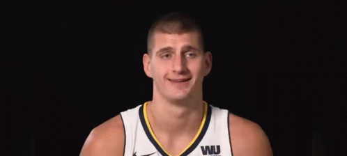 Basketball Player Smiling With Eyes Closed GIF