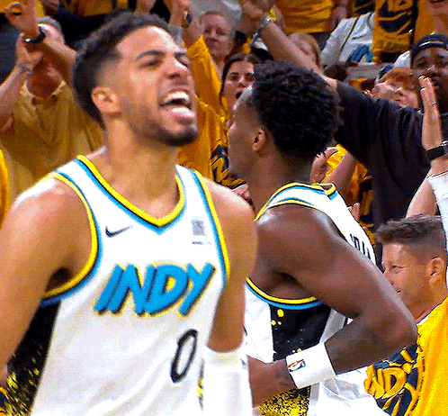 Basketball Player Wearing Indy Jersey GIF