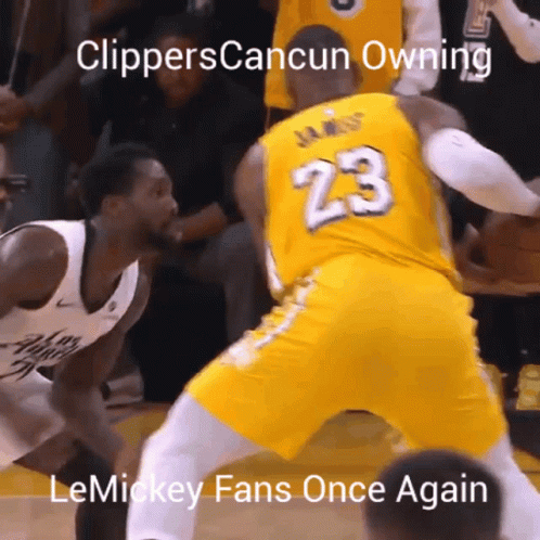 Basketball Player Wearing Number 23 Jersey GIF