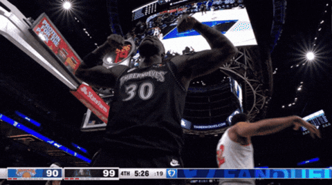 Basketball Player Wearing Number 30 Jersey GIF