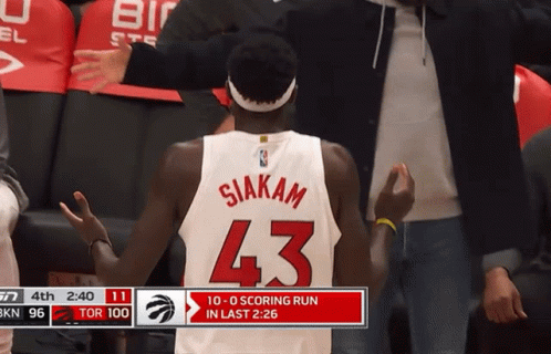 Basketball Player Wearing Number 43 GIF