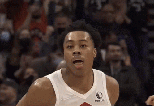 Basketball Player Wearing Sun Life Jersey Surprised GIF