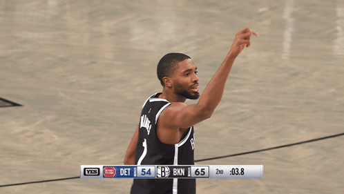 Basketball Player With Bridges on Back
