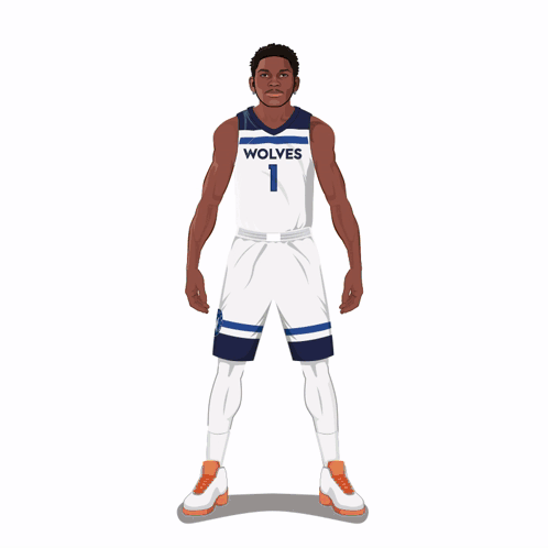 Basketball Player with Number 1