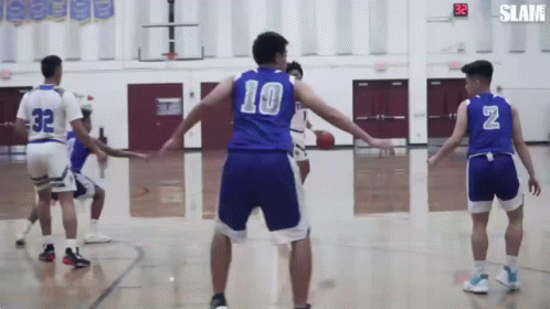 Basketball Player with Number 10 Shirt